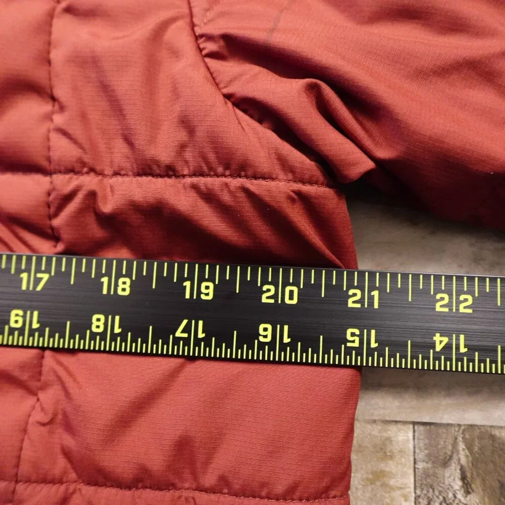 The North Face Roxborough Luxe Hooded Jacket Men’s‎ Small Burgundy Black Puffer